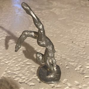 Pewter gymnast statue 5/50